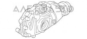 Reductorul frontal BMW X5 F15 14-18 N55 AWD 3.15