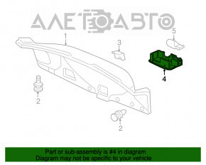Плафон освещения багажника Honda Accord 13-17
