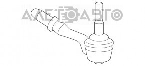 Рулевой наконечник правый BMW X3 F25 11-17