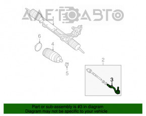 Cap de bara stânga BMW X5 E70 07-13