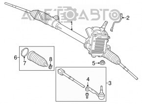 Cap de bara stânga BMW i3 14-20