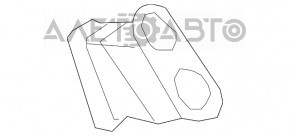 Conducta de aerisire a panoului frontal dreapta VW Tiguan 09-17