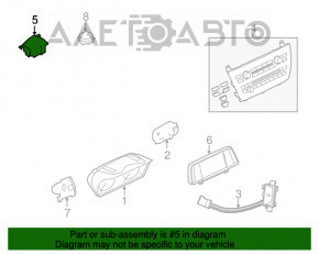 Proiecție pe parbrizul BMW X5 F15 14-18