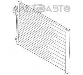 Condensator radiator aer conditionat BMW X5 F15 14-18 N55 nou original OEM