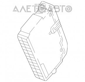 Blocul de siguranțe sub torpedou dreapta Audi Q7 4L 10-15 negru