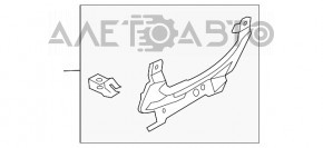 Capacul panoului frontal al spatiului pentru picioarele soferului Ford Explorer 16-19 zgarieturi