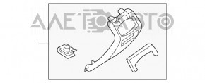 Capacul panoului frontal stânga Ford Explorer 16-19 bej, zgârietură