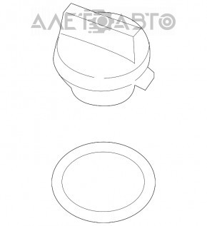 Capacul gurii de umplere a uleiului pentru Audi A3 8V 15-20, nou, neoriginal VIKA.