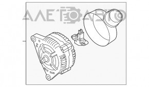 Generatorul Audi A5 F5 17- 2.0T