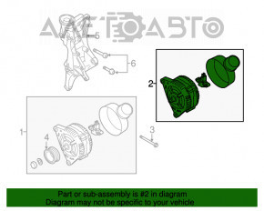 Generatorul Audi A5 F5 17- 2.0T