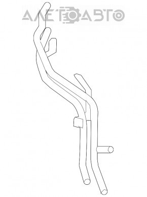 Tuburile sistemului de răcire a motorului VW CC 08-17, noi, originale OEM