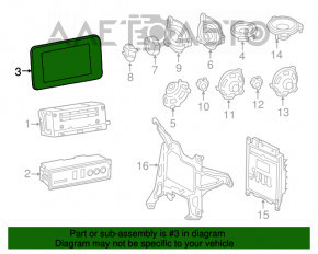 Monitor, display, navigație Mercedes GLC 16-19