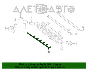 Montajul barei spate pentru Mercedes GLC 300/350e/43 16-19 fără senzori de parcare.