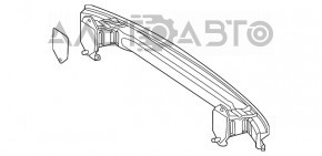 Amplificatorul pentru bara spate Mercedes GLC 16-19