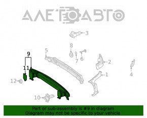 Amplificatorul pentru bara spate Mercedes GLC 16-19