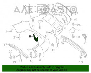 Prindere bara spate centrala superioara Mercedes GLC 16-22