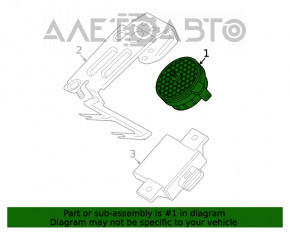 Generatorul de sunet al motorului VW Jetta 19- 2.0T cu suport