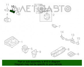 Priza de brichetă portbagaj dreapta spate Audi A5 F5 17- nou OEM original