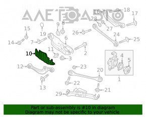 Capacul bratului inferior spate stânga Audi A5 F5 17-