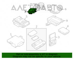 Blocul generatorului de sunet al motorului Audi A5 F5 17-