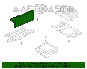 Монитор, дисплей, навигация Audi A5 F5 20- 10.1