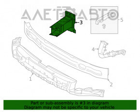 Colt amplificator bara fata stanga Audi A5 F5 17 - nou original