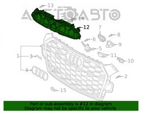 Suport grilă radiator Audi A5 F5 20-