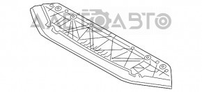 Защита переднего бампера Audi A5 F5 17-19 новый OEM оригинал