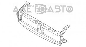 Suportul grilei radiatorului pentru Audi A5 F5 17-19 este topit.