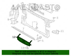 Крепление решетки радиатора Audi A5 F5 17-19