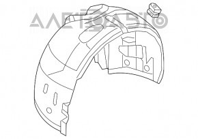 Bara de protecție față stânga spate Audi A5 F5 17- nou OEM original