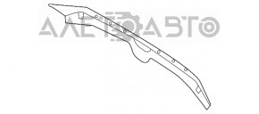 Garnitură centru capota Audi A5 F5 17 - nou original OEM