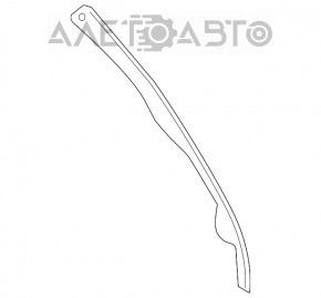 Garnitura capotei dreapta Audi A5 F5 17- nou OEM original