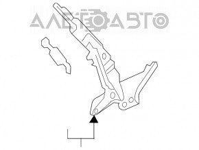 Петля капота левая Audi A5 F5 17- OEM