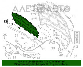 Izolarea capotei Audi A5 F5 17-