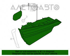 Lampa interioară pentru capacul portbagajului dreapta Audi A5 F5 17-19