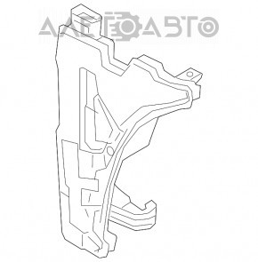 Rezervorul de spălare a parbrizului Audi A5 F5 17- cu capac, senzor și filtru.