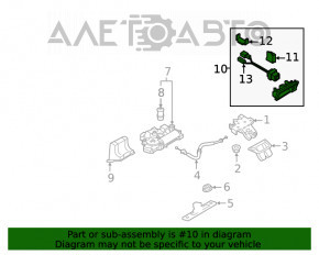 Camera de vizionare spate cu buton și mâner pentru deschiderea portbagajului Audi A5 F5 17-