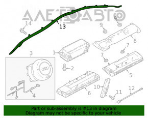 Perdeaua de aerbag lateral stânga pentru Audi A5 F5 17-