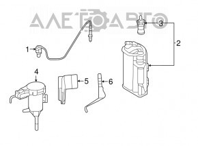 Sonda lambda pentru primul Mercedes GLC 300/350e 16-19 2.0