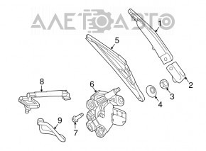 Leash spate pentru Mercedes GLC 16-19.