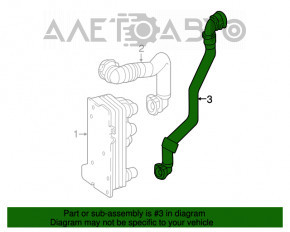 Racordul de racire a cutiei de viteze automata pentru Mercedes GLC 300 16-19