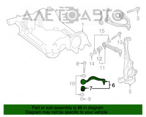 Maneta inferioară față stânga Mercedes GLC 16-22 față nouă OEM original