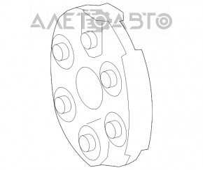 Cuplaj cardan Mercedes GLC 300 16-21 RWD nou original OEM