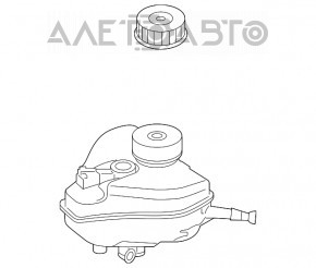 Бачок ГТЦ Mercedes GLC 16-22 OEM