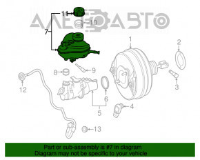 Rezervor GTC Mercedes GLC 16-22 cu capac