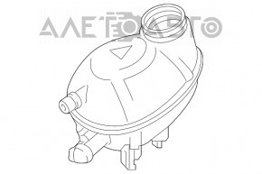 Rezervor de expansiune pentru răcire Mercedes GLC 16-22 fără capac nou OEM original