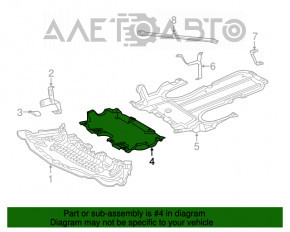 Protecție motor față Mercedes GLC 300/350e/43 16-22