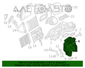 Печка в сборе Mercedes GLC 16-22