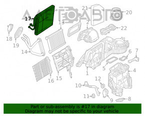 Испаритель Mercedes GLC 16-22